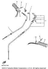 Rivet, Blind 1998 VMAX 500 XTC (VX500XTCB) 90267-40076-00