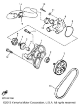 Bolt, Flange 1998 VMAX 500 XT (VX500XTB) 95817-08035-00