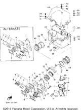 Gasket, Valve Seat 1988 SRV (SR540M) 80L-13621-01-00