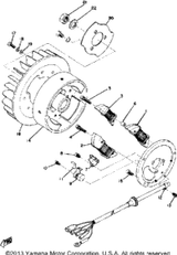 Screw, Pan Head (92502-06016-00 1974 GP246F 98503-06014-00