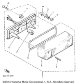 Washer, Plate 1990 PHAZER II (PZ480P) 90201-06407-00