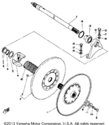 Washer, Plate (T10) 1980 SRX440D 90201-25527-00