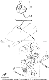 Screw, Pan Head 1990 OVATION LE (ELEC START) (CS340EP) 98501-05040-00