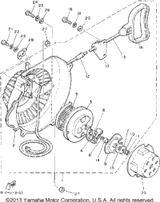 Washer, Thrust 1992 BRAVO (BR250S) 8F3-15739-01-00