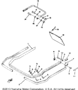 Screw, Flat Head 1980 ET340D 98701-06030-00