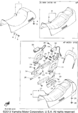 Washer, Plate 1995 VMAX 600 (VX600V) 90201-086A3-00