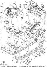 Washer, Plate 1990 SRV (SR540P) 90201-102A2-00