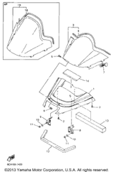 Washer, Plate 1997 VMAX 600 SX (VX600SXA) 90201-065F3-00