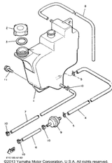 Hose 1985 SRV (SR540J) 90446-09068-00