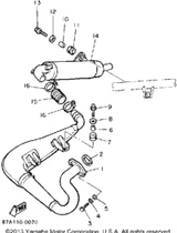 Washer, Plate 1990 SNOSPORT (ELEC START) (SV125EP) 90201-087H3-00