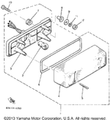 Screw, Tapping 1988 PHAZER (PZ480M) 97780-40130-00