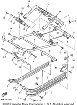 Nut, Flange (95702-10300-00) 1990 SNOSCOOT (ELEC START) (SV80EP) 95701-10300-00