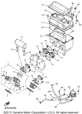 Gasket, Valve Seat 1998 VMAX 500 XT (VX500XTB) 80L-13621-01-00