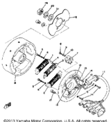Washer, Plate (807-11557-00) 1974 GPX433F 90201-16247-00