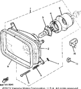 Spring, Screw 1984 BRAVO (BR250H) 8A5-84332-00-00