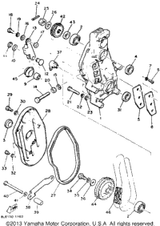 Washer, Plate 1988 XLV (XL540M) 90201-12631-00