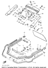 Nut, Flange (95702-10300-00) 1988 SRV (SR540M) 95701-10300-00