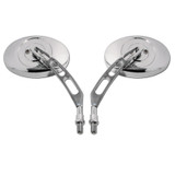 Honda GL1000,GL1100,GL1200 Chrome Billet Euro Sport Motorcycle Mirrors