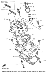 Washer, Plate 1998 VMAX 500 XT (VX500XTB) 90201-12790-00