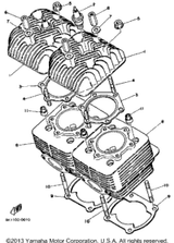 Washer, Plate 1985 XL-V (XL540J) 90201-08100-00