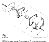 Washer, Plate 1990 SNOSCOOT (SV80P) 90201-08103-00