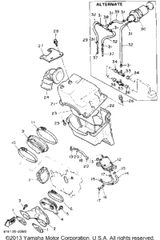 Gasket 1990 OVATION LE (ELEC START) (CS340EP) 8Y2-13563-02-00