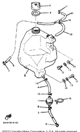 Hose 1984 ENTICER 300 (ET300H) 90446-09067-00