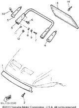 Bolt, Flange (95801-08012-00) 1990 OVATION (CS340P) 95811-08012-00