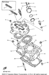 Washer, Plate 1998 VMAX 500 XTC (VX500XTCB) 90201-12790-00