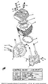 Washer, Plate 1971 SL292 90201-08100-00