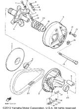 Washer, Plate 1985 SRV (SR540J) 90201-077F5-00