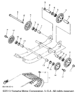 Pin, Cotter 1990 SNOSCOOT (SV80P) 91401-30030-00