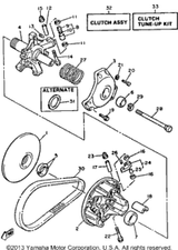 Nut, Self-Locking 2 1993 VENTURE XL (VT480T) 95601-05200-00