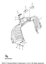 Screw, Binding 1998 VMAX 600 SX (VX600SXB) 90154-06077-00