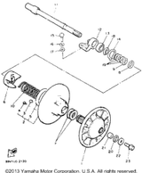 Shoe, Ramp 1993 VENTURE GT (VT480GTT) 8X6-17688-00-00