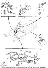 Cover, Connecter 1990 SRV (SR540P) 8Y0-82599-00-00