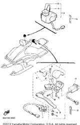 Band, Switch Cord 1990 SNOSCOOT (SV80P) 437-83936-01-00