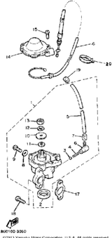 Hose 1984 BRAVO (BR250H) 90445-052F5-00