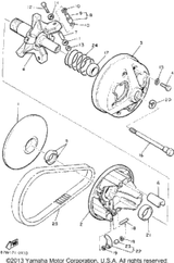 Washer, Plate 1990 SRV (SR540P) 90201-077F5-00