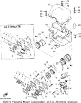 Gasket, Valve Seat 1990 SRV (SR540P) 80L-13621-01-00