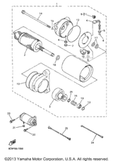 Grommet 1998 VMAX 500 XTC DELUXE (ELEC START) (VX500XTCDB) 73A-81829-00-00