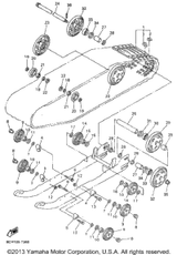 Washer, Plate 1997 VMAX 600 SX (VX600SXA) 90201-205R6-00