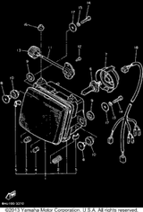 Nut, Adjusting 1993 VK540 II (VK540ET) 51L-84334-00-00