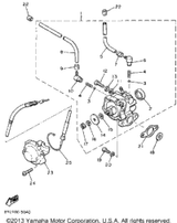 Plate, Adjusting 1985 SRV (SR540J) 137-13138-01-00