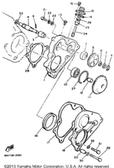 Gasket, Oil Pump Cover 1 1993 VENTURE GT (VT480GTT) 8V0-15456-03-00