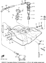 Hose (90446-09079) 1990 PHAZER II (PZ480P) 90446-09013-00