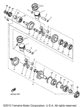 Washer, Plate 1997 VMAX 600 XT (VX600XTA) 90201-357E4-00