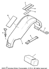 Screw 1992 EXCITER II (EX570S) 8V0-77387-00-00