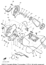 Damper, Duct 4 1988 SRV (SR540M) 8Y0-12687-01-00