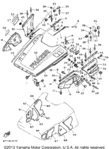 Protector 4 (Rh) 1990 PHAZER II (PZ480P) 87F-77554-01-00